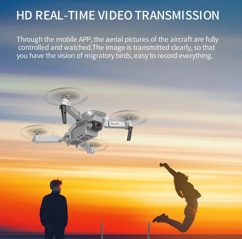 Favolux™ WIFI Wide Angle 4K Quadcopter Camera