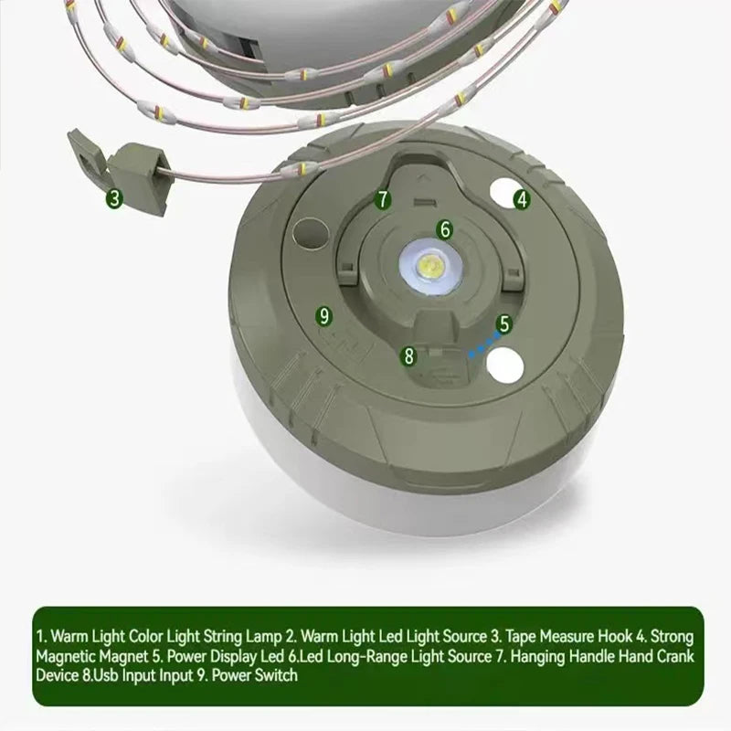 Favolux™ Waterproof Recyclable Camping Lamp