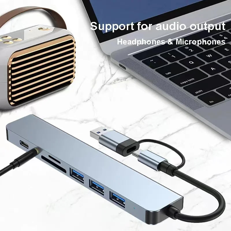 Favolux™ 8 In 2 Universal USB HUB