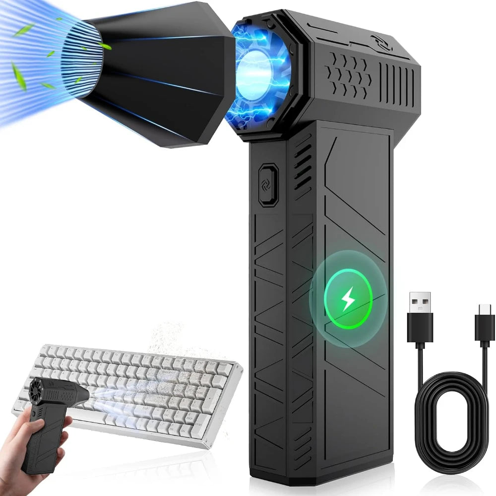 Favolux™ Electric Adjustable 130000RPM Mini Turbo Jet Fan