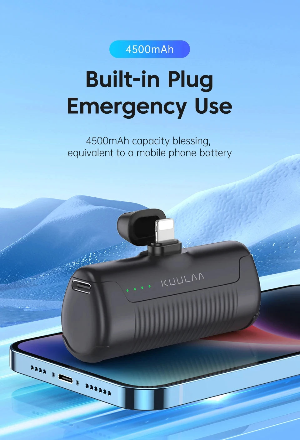 Favolux™ 4500mAh Mini Power Bank