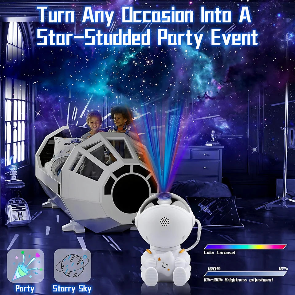 Favolux™ Night Light Astronaut Galaxy Projector