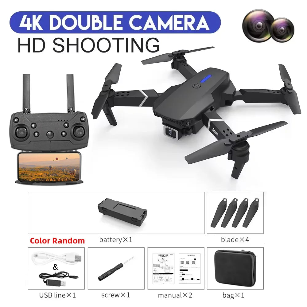 Favolux™ WIFI Wide Angle 4K Quadcopter Camera