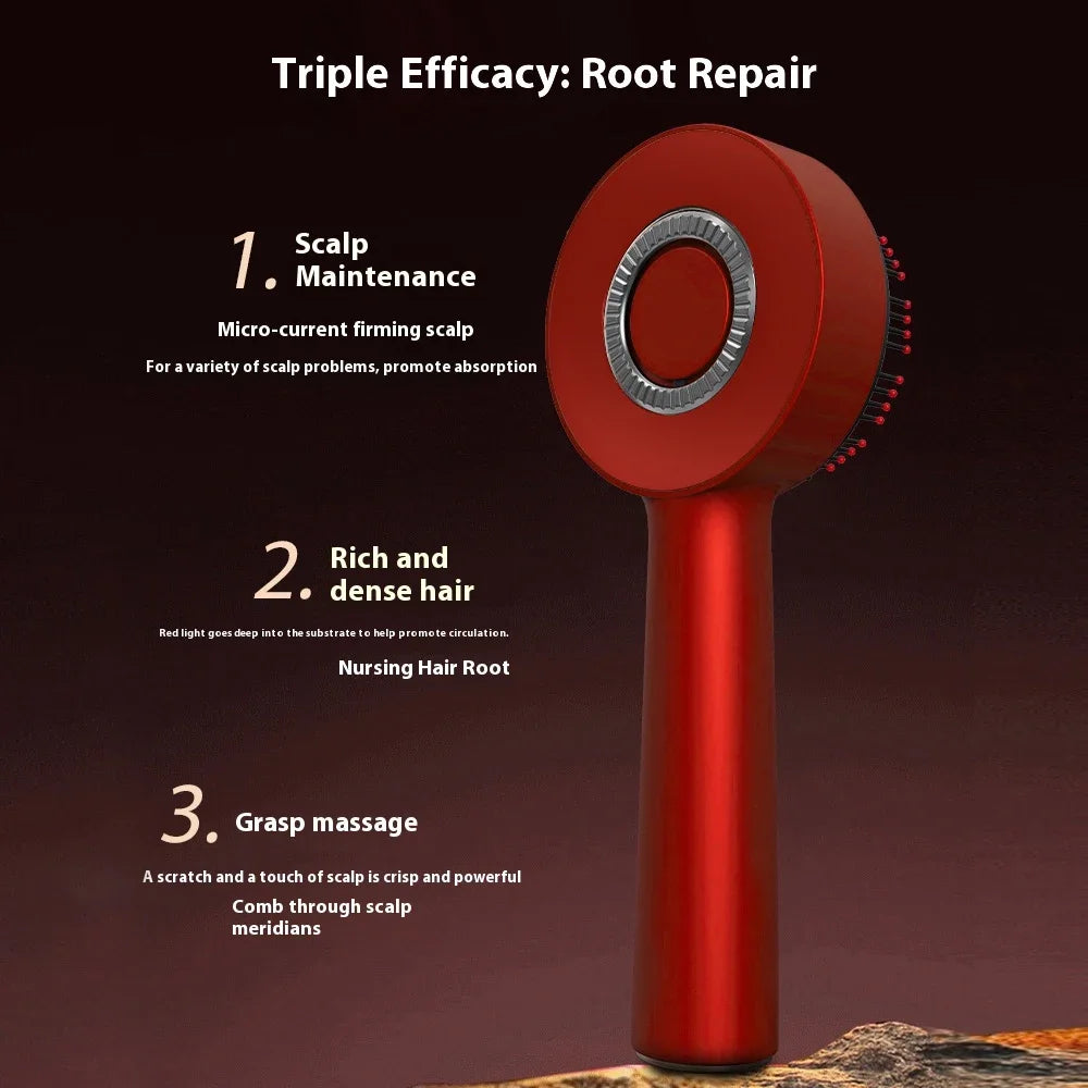 Favolux™ Sculp Vibration Massage Comb (Red Light Therapy and Oil Applicator)