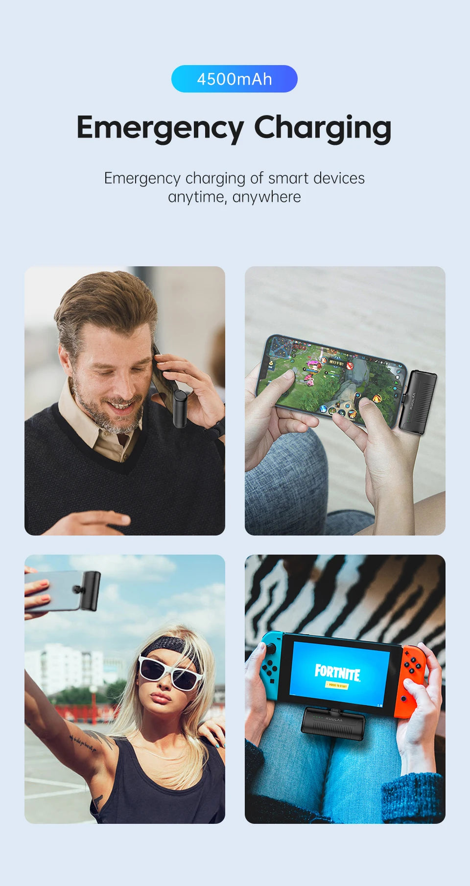Favolux™ 4500mAh Mini Power Bank