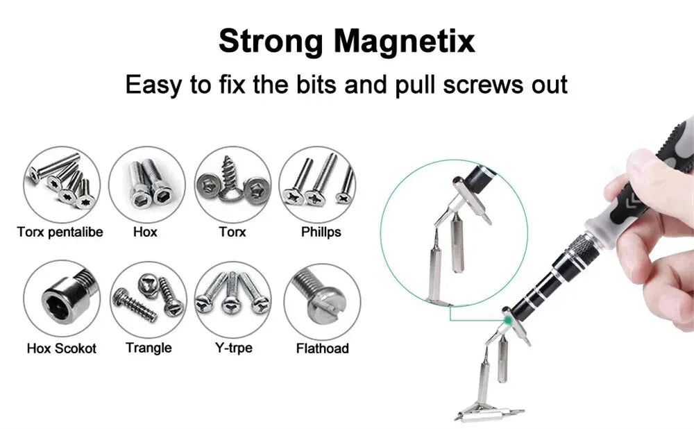Favolux™ Electronics 115 in 1 Professional Screwdriver Set