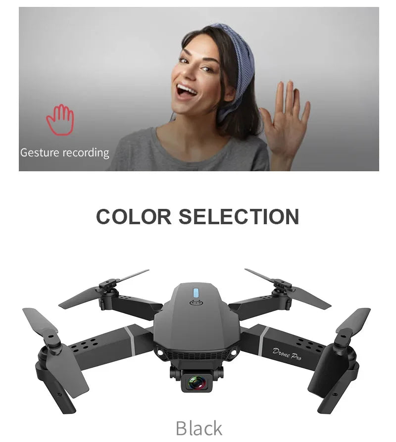 Favolux™ WIFI Wide Angle 4K Quadcopter Camera