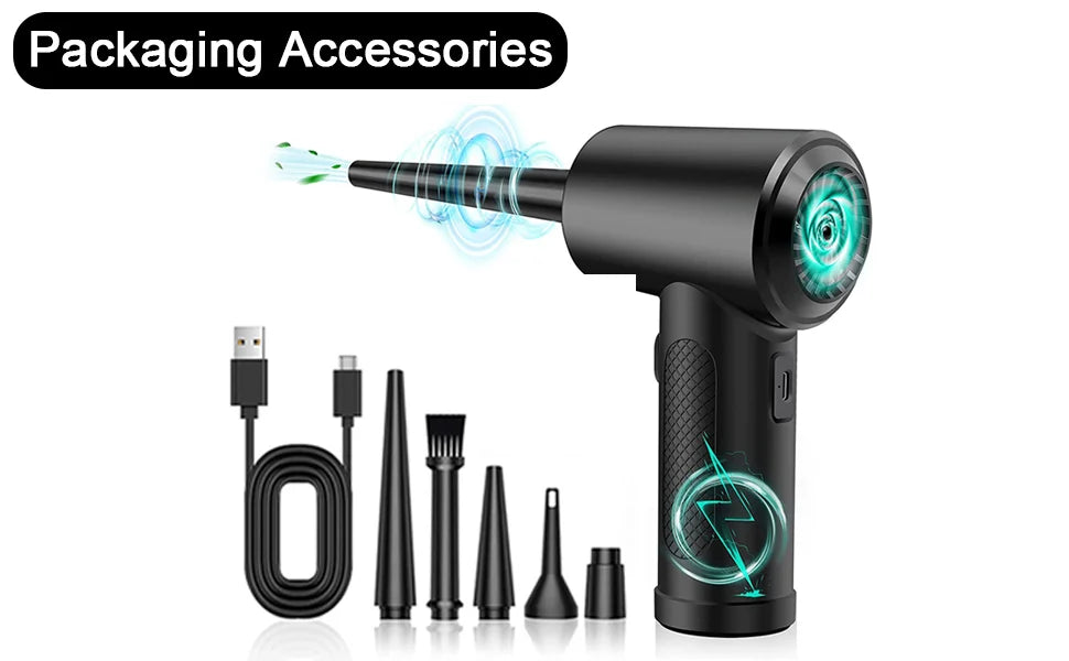 Favolux™ 51000 RPM Cordless Compressed Air Duster