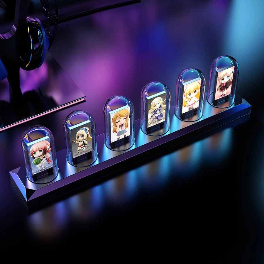 Favolux™ RGB IPS Color Tube LED Clock