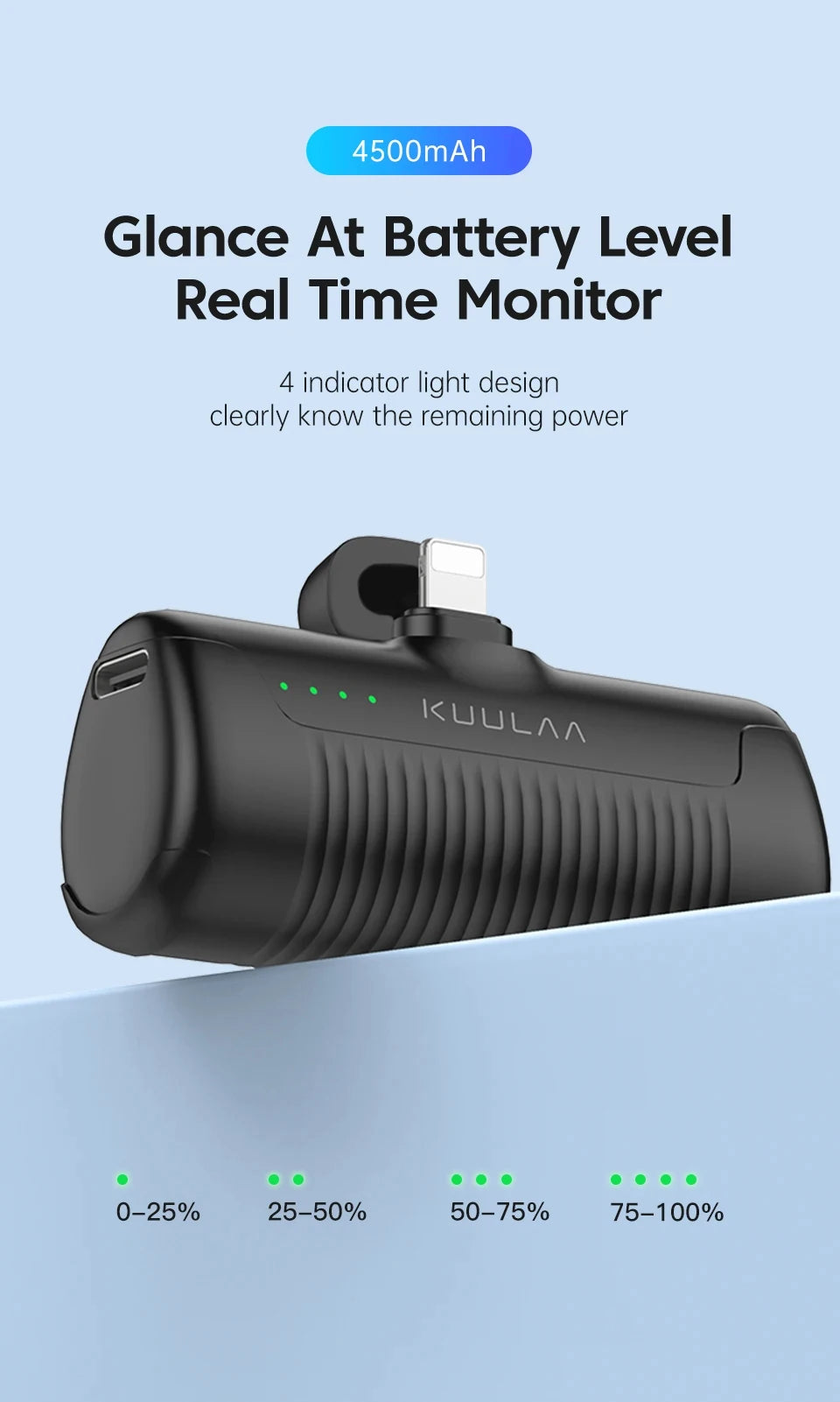 Favolux™ 4500mAh Mini Power Bank