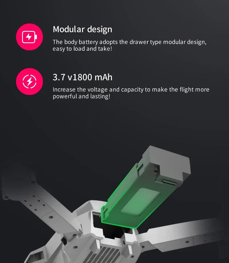 Favolux™ WIFI Wide Angle 4K Quadcopter Camera