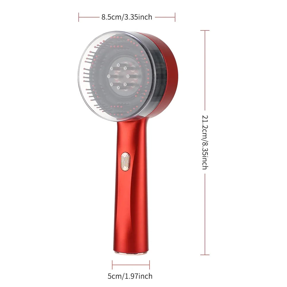 Favolux™ Sculp Vibration Massage Comb (Red Light Therapy and Oil Applicator)