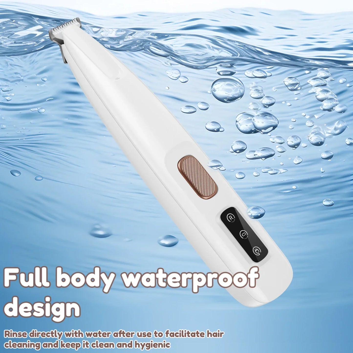 Favolux™ Waterproof Pet Hair Trimmer with LED Light