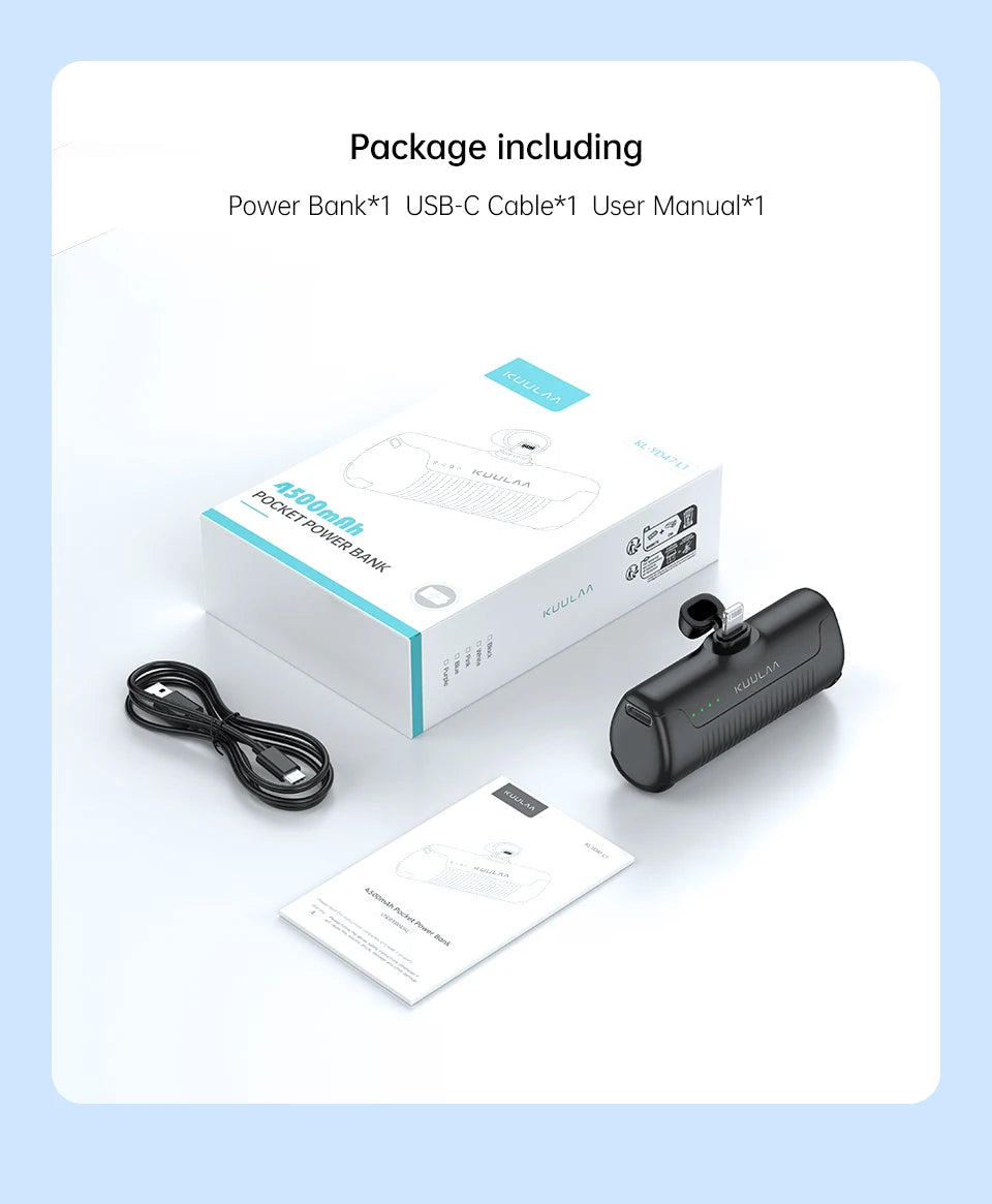 Favolux™ 4500mAh Mini Power Bank