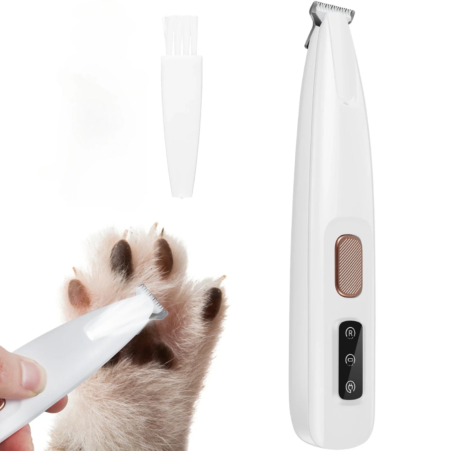 Favolux™ Waterproof Pet Hair Trimmer with LED Light