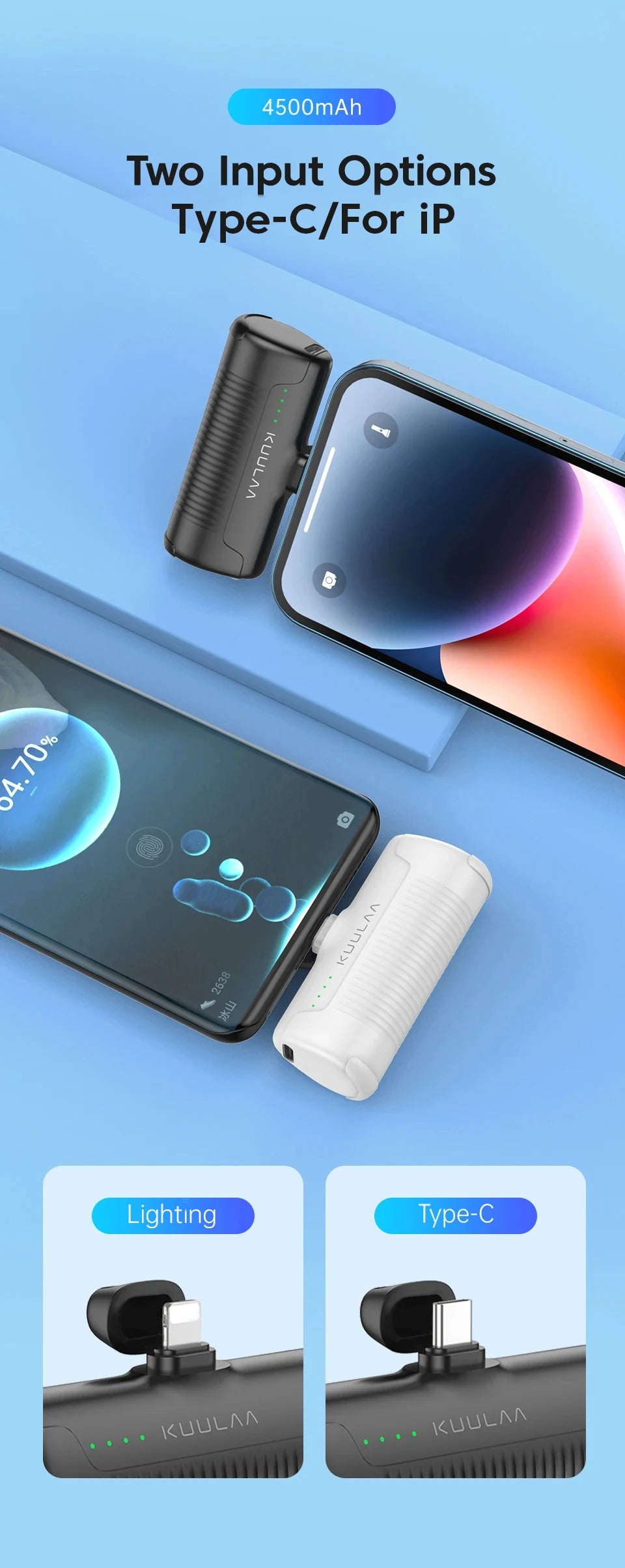 Favolux™ 4500mAh Mini Power Bank