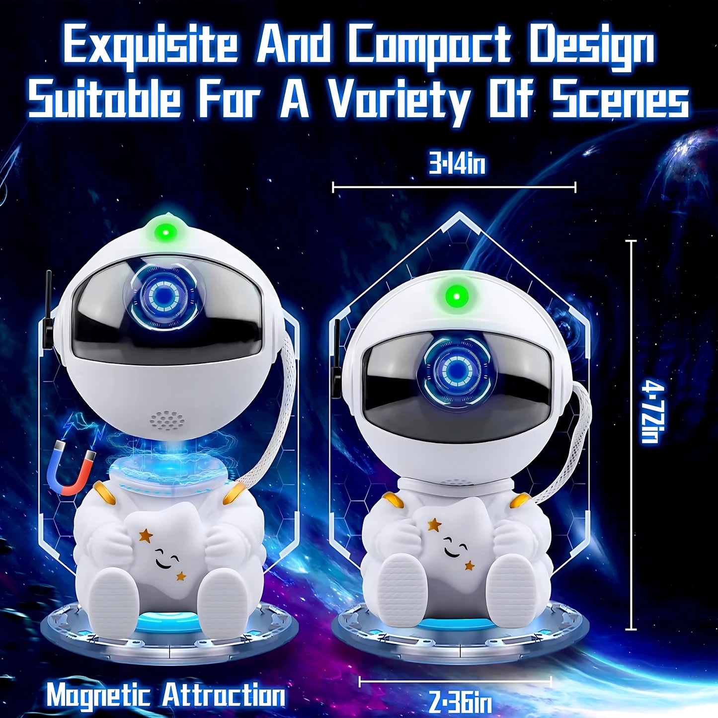 Favolux™ Night Light Astronaut Galaxy Projector
