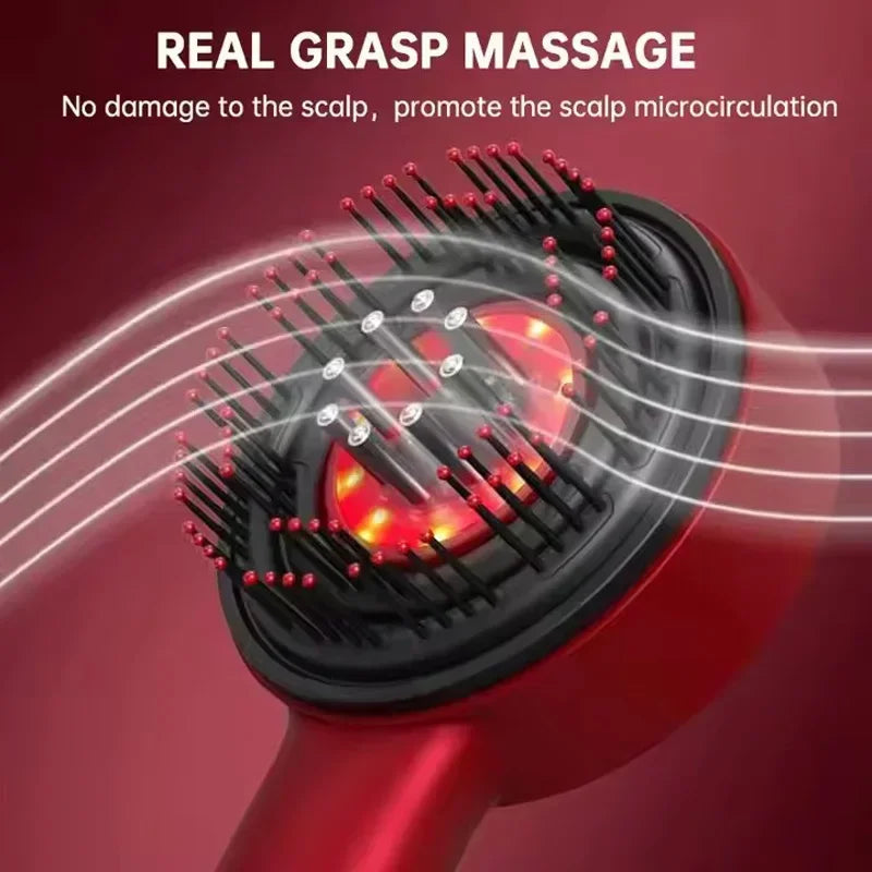 Favolux™ Sculp Vibration Massage Comb (Red Light Therapy and Oil Applicator)