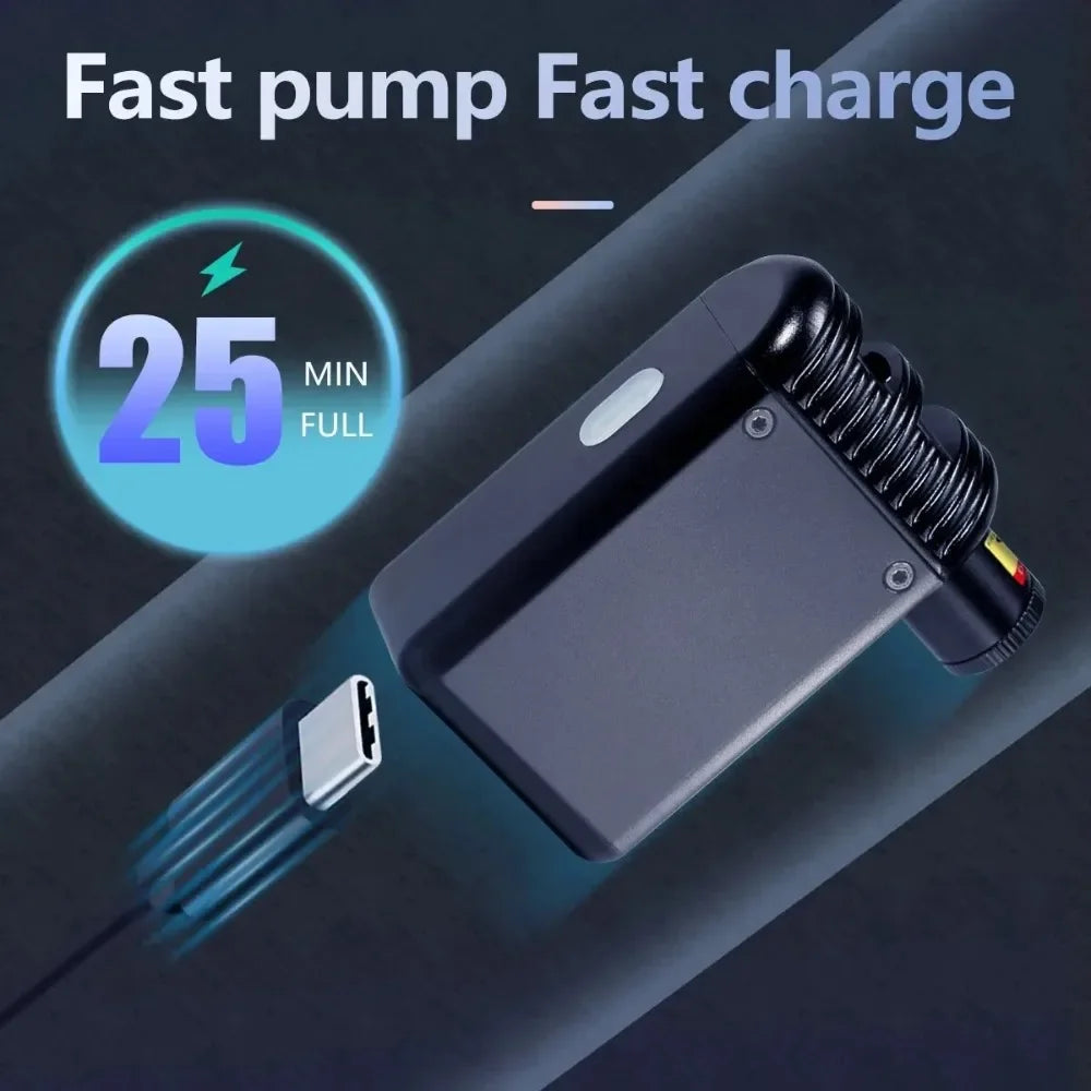 Favolux™ Electric Mini Bicycle Air Pump