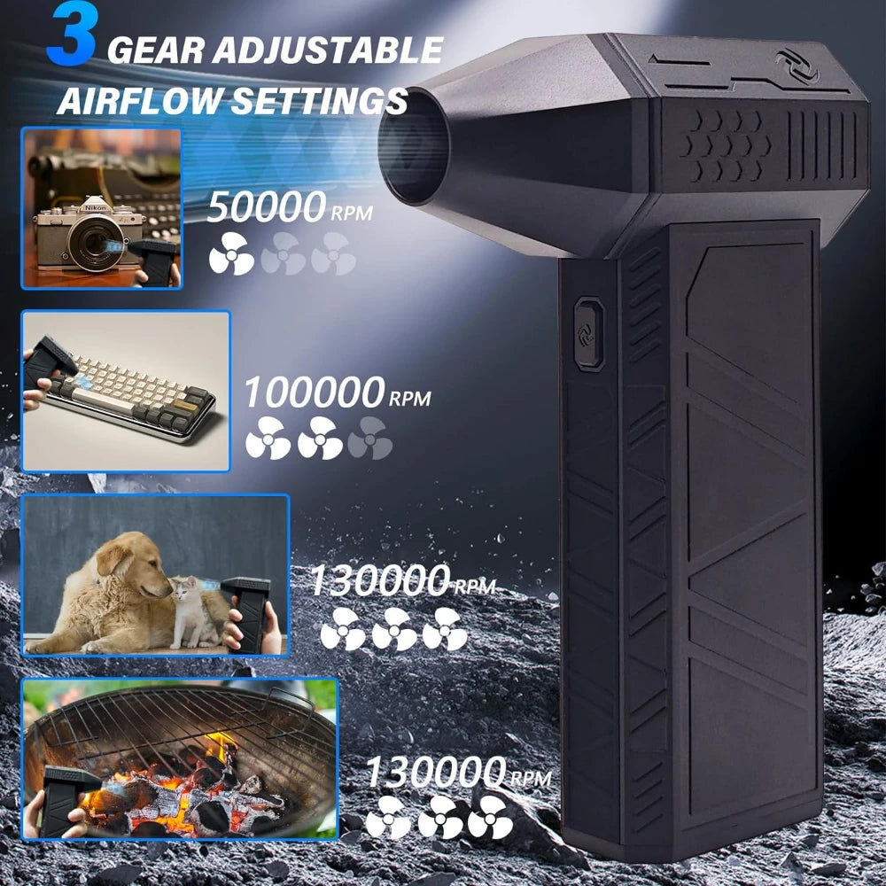 Favolux™ Electric Adjustable 130000RPM Mini Turbo Jet Fan