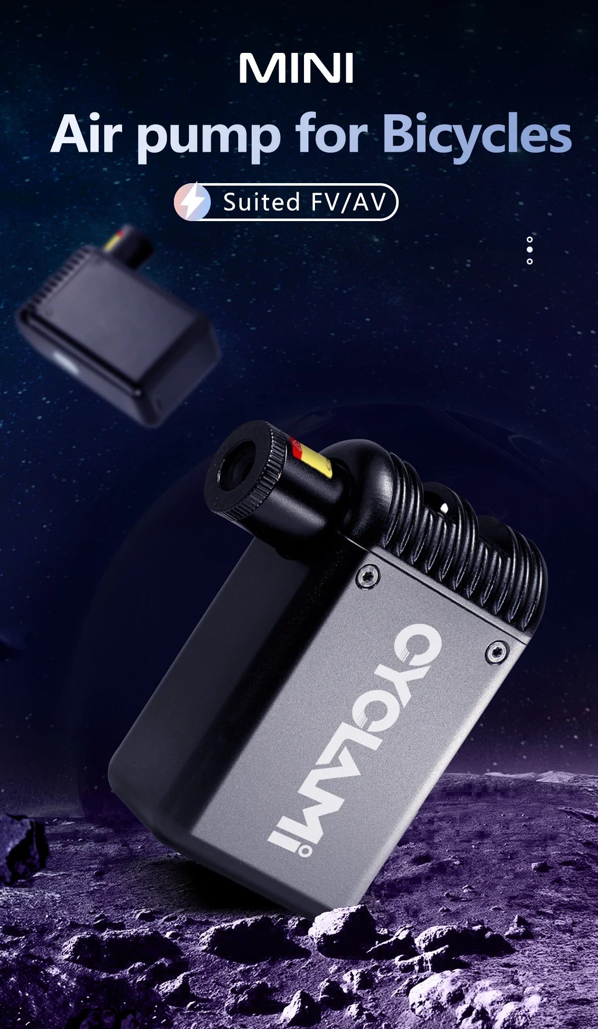 Favolux™ Electric Mini Bicycle Air Pump