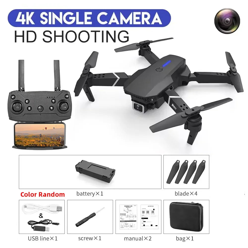 Favolux™ WIFI Wide Angle 4K Quadcopter Camera