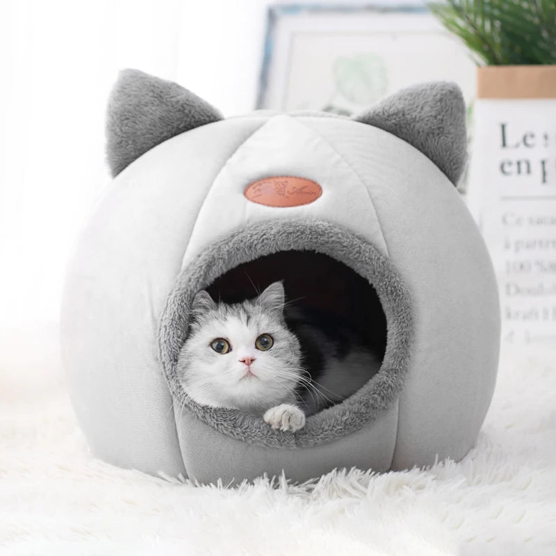 Favolux™ New Deep Sleep Comfort In Winter Cat Bed Iittle Mat Basket Small Dog House Products Pets Tent Cozy Cave Nest Indoor Cama Gato