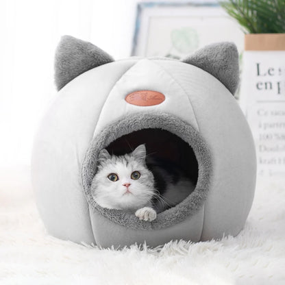 Favolux™ New Deep Sleep Comfort In Winter Cat Bed Iittle Mat Basket Small Dog House Products Pets Tent Cozy Cave Nest Indoor Cama Gato