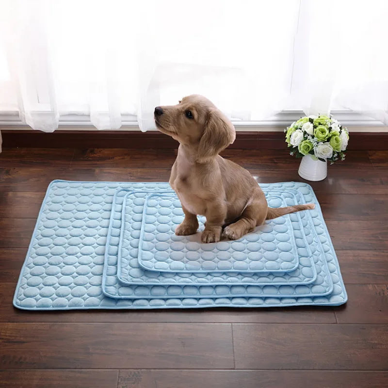 Favolux™ Dog Mat Cooling Summer Pad Mat For Dogs Cat Blanket Sofa Breathable Pet Dog Bed Summer Washable For Small Medium Large Dogs Car