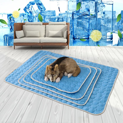 Favolux™ Dog Mat Cooling Summer Pad Mat For Dogs Cat Blanket Sofa Breathable Pet Dog Bed Summer Washable For Small Medium Large Dogs Car