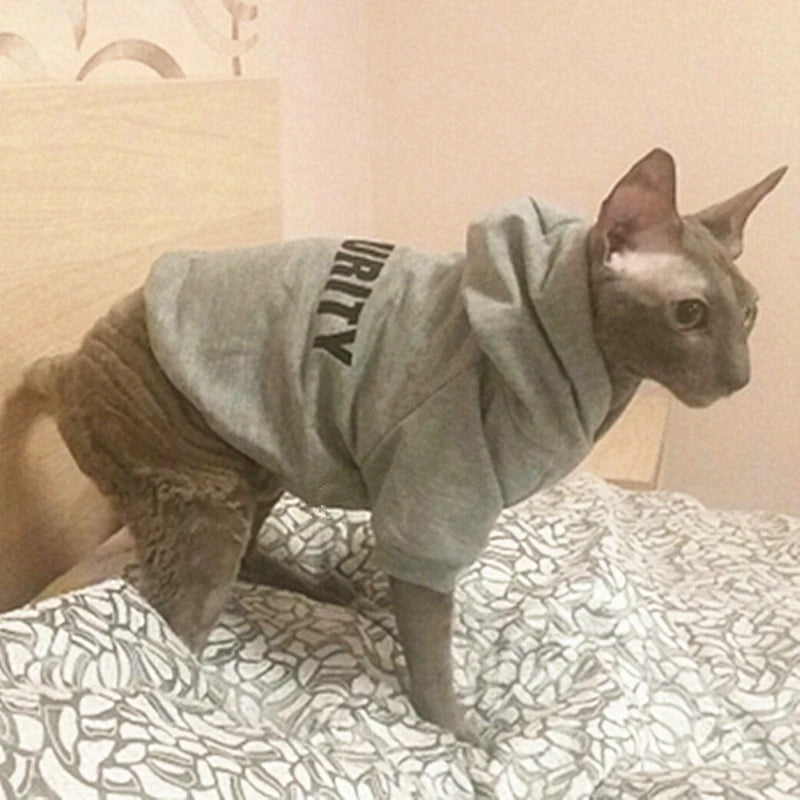 Favolux™ Security Cat Clothes Pet Cat Coats Jacket Hoodies For Cats Outfit Warm Pet Clothing Rabbit Animals Pet Costume For Small Dogs