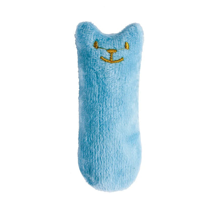 Favolux™ Teeth Grinding Catnip Toys Funny Interactive Plush Cat Toy Pet Kitten Chewing Vocal Toy Claws Thumb Bite Cat mint For Cats