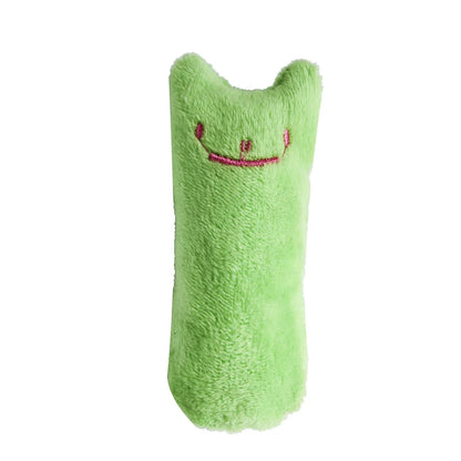 Favolux™ Teeth Grinding Catnip Toys Funny Interactive Plush Cat Toy Pet Kitten Chewing Vocal Toy Claws Thumb Bite Cat mint For Cats