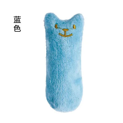 Favolux™ Teeth Grinding Catnip Toys Funny Interactive Plush Cat Toy Pet Kitten Chewing Vocal Toy Claws Thumb Bite Cat mint For Cats