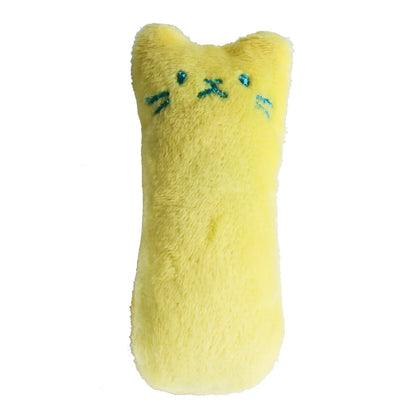 Favolux™ Teeth Grinding Catnip Toys Funny Interactive Plush Cat Toy Pet Kitten Chewing Vocal Toy Claws Thumb Bite Cat mint For Cats