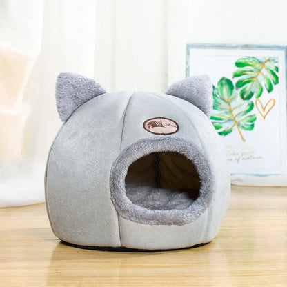 Favolux™ New Deep Sleep Comfort In Winter Cat Bed Iittle Mat Basket Small Dog House Products Pets Tent Cozy Cave Nest Indoor Cama Gato