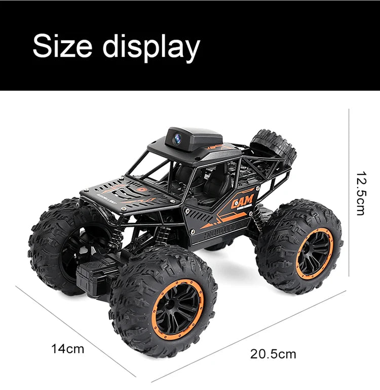 Favolux™ Car With HD Camera FPV WIFI Machine On Remote Control Stunt 1:18 2.4G SUV Radiocontrol Climbing Toys For Kids on a Sign