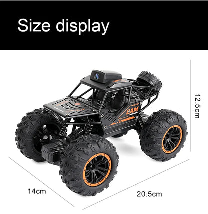 Favolux™ Car With HD Camera FPV WIFI Machine On Remote Control Stunt 1:18 2.4G SUV Radiocontrol Climbing Toys For Kids on a Sign