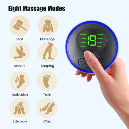 Favolux™ Mini Portable EMS Neck Massager Electric Neck Stretcher For  Cervical Muscle Pain Relief And Shoulder Relaxation Massage Patch