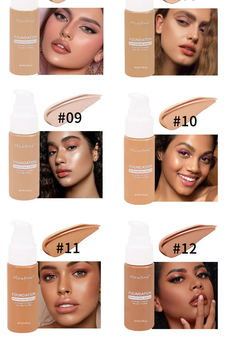 Favolux™ Liquid Foundation Effective Concealer Waterproof Sweat-resistant Makeup Professional Cosmetics