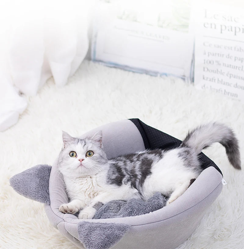 Favolux™ New Deep Sleep Comfort In Winter Cat Bed Iittle Mat Basket Small Dog House Products Pets Tent Cozy Cave Nest Indoor Cama Gato