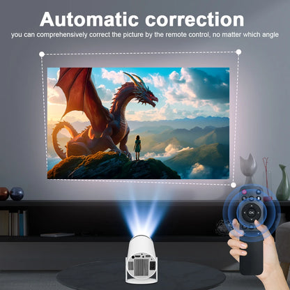 Favolux™ Magcubic Projector HY300 PRO 4K Android 11 Dual Wifi6 260ANSI Allwinner H713 BT5.0 1080P 1280*720P Home Cinema Outdoor Projetor