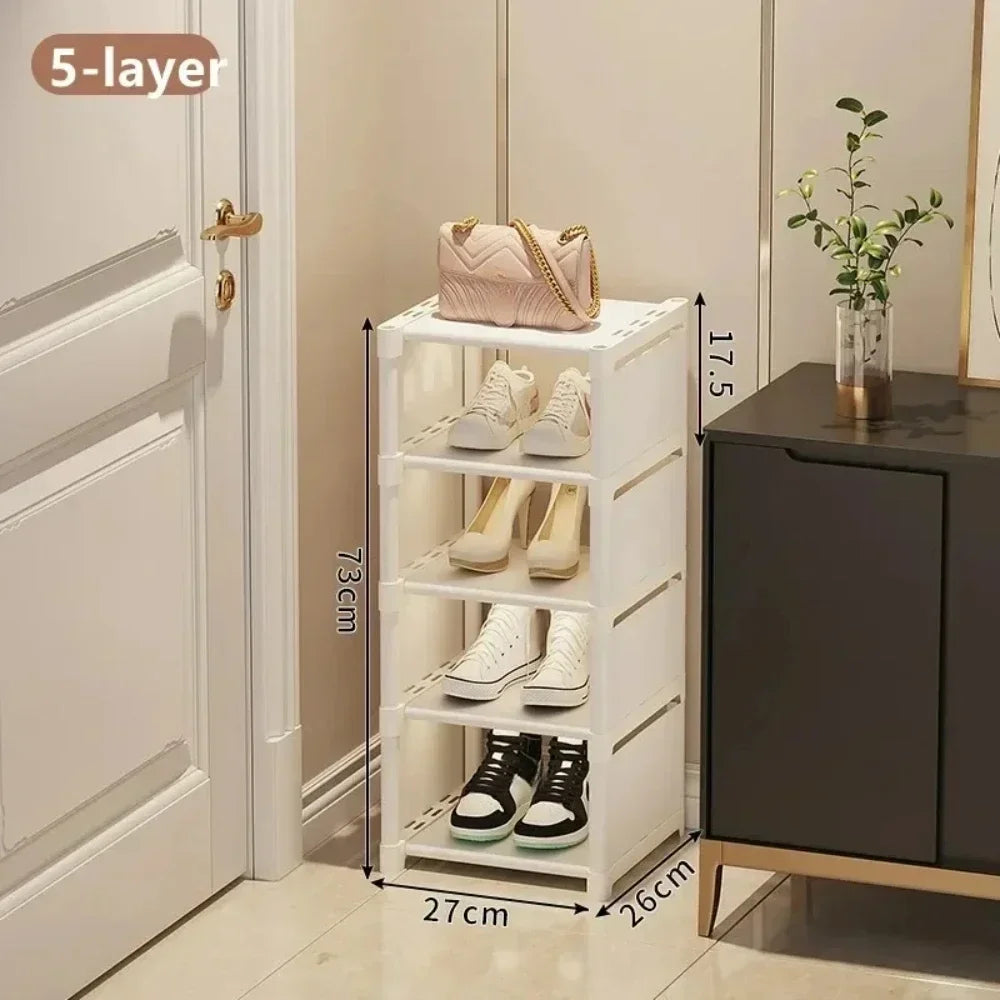 Favolux™ Multiple Layers Shoe Organizer Shoe Rack Organizer Space Saving Rack For Wall Corner Stackable Shelf Adjustable Saving Cabinet