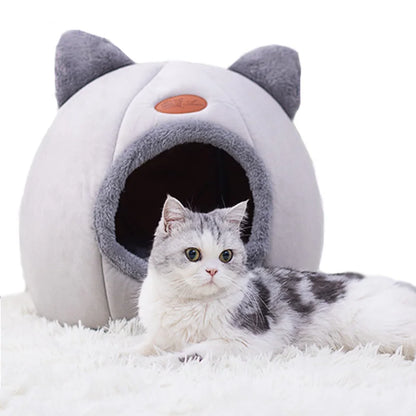 Favolux™ New Deep Sleep Comfort In Winter Cat Bed Iittle Mat Basket Small Dog House Products Pets Tent Cozy Cave Nest Indoor Cama Gato