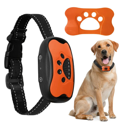 Favolux™ Pet Dog Anti Barking Device USB Rechargeable Dogs Training Collar Ultrasonic Stop Barking Vibration Anti Bark Collar