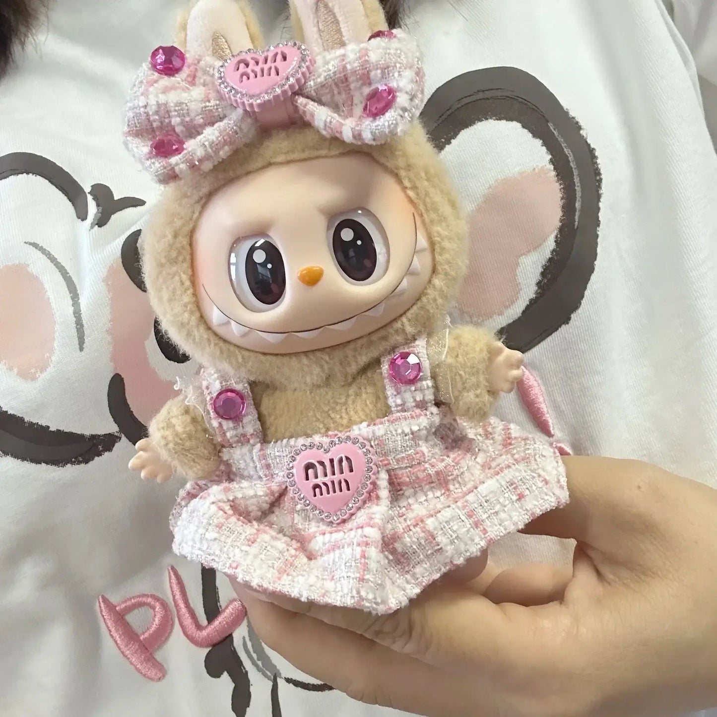 Labubu Monster Clothes Outfit Accessories