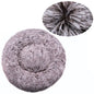 Favolux™ 40-90cm Round Pet Bed for Large Dog Bed Super Soft Cat Bed Long Plush Dog House for Medium Dog House Winter Warm Sleeping