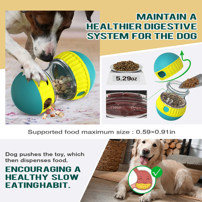 Favolux™ Dog Toy Improve IQ Interactive Puppy Toys For Small Medium Dogs Cat Slow Feeder Ball Labrador Golden Retriever Pet Supplies