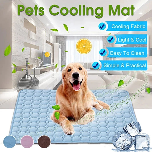 Favolux™ Dog Mat Cooling Summer Pad Mat For Dogs Cat Blanket Sofa Breathable Pet Dog Bed Summer Washable For Small Medium Large Dogs Car