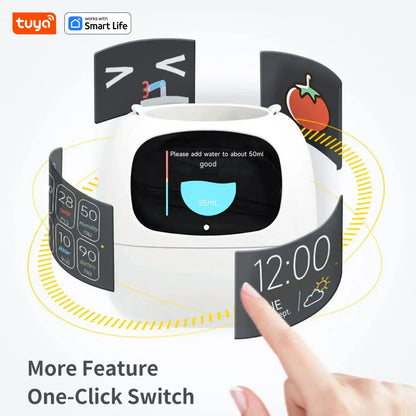 Favolux™ Smart Planter,Endless Fun Over 49 Rich Expressions,7 smart sensors,AI Chips Make Raising Plants Easy and Fun